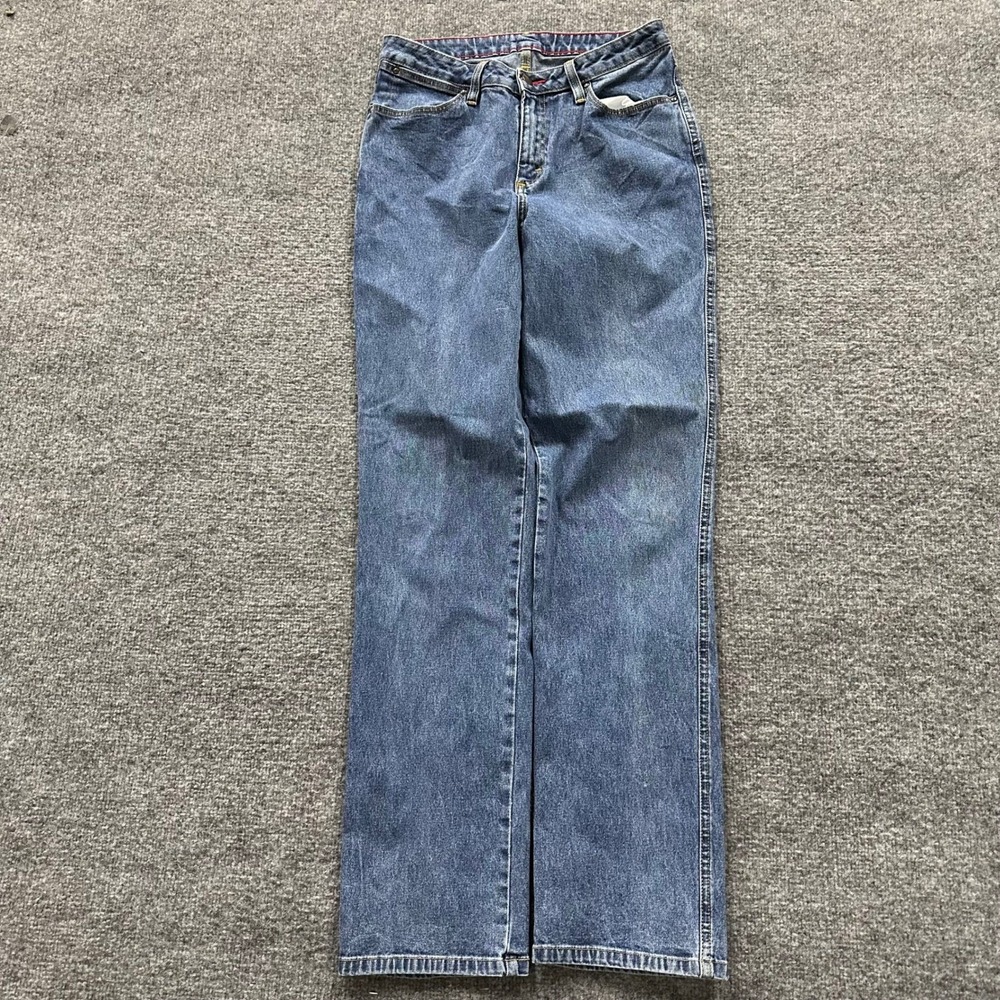 Wrangler Jeans Womens Size 28 Straight Leg Stretch Denim Medium Wash Classic